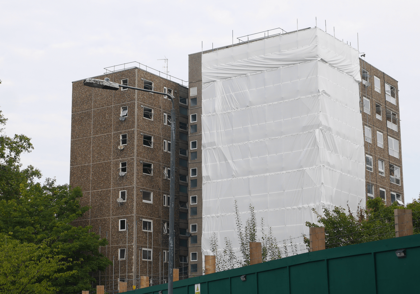 Demolition Scaffolding, South London Tower Blocks, Inner City Scaffolding