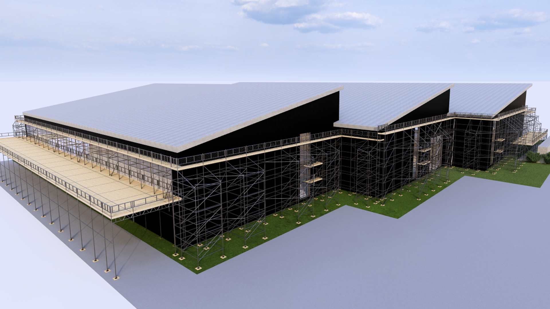 Inner City Scaffolding - Sports Arena Sector